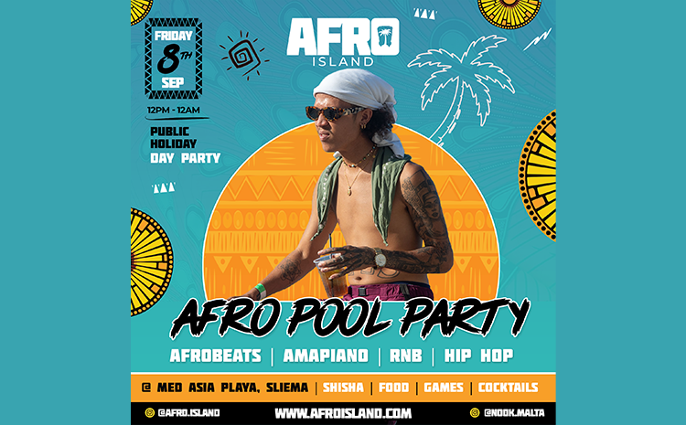 afro beats pool party malta